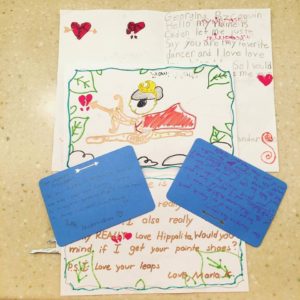 photo: fan mail letters written in crayon by kids